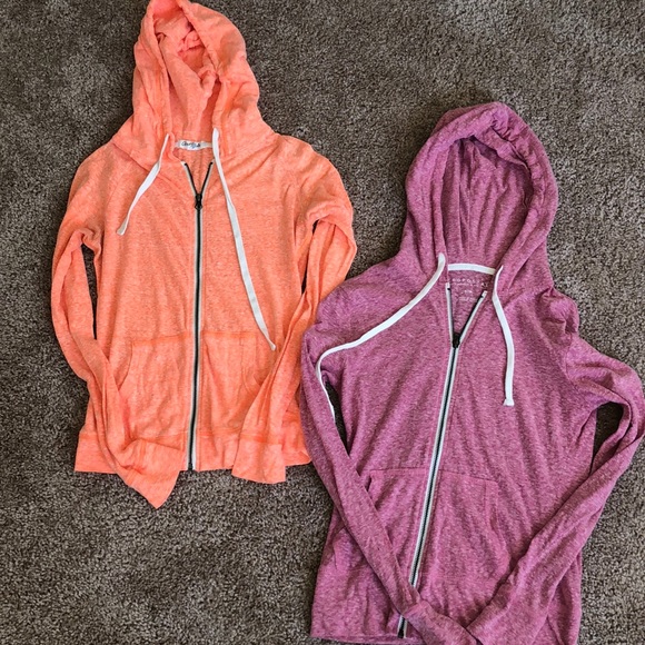 Aeropostale Tops - Two lightweight zip up hoodies
